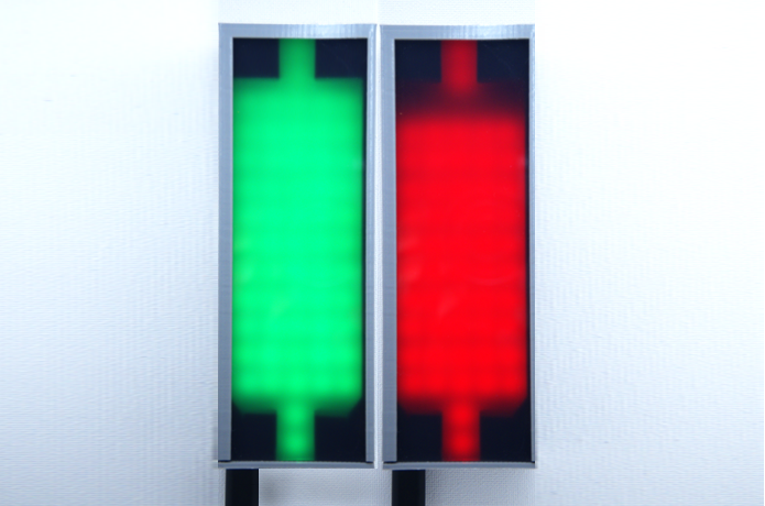 OnlyUp Candle| Physical Stock Ticker | LED Stock Candle